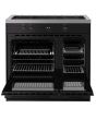 Belling Vision 90cm 5 Zone Induction Hob Double Oven Electric Range Cooker