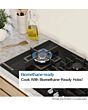Bosch Series 6 PPQ7A6I40 75cm 5 Burner Black Gas on Glass Hob