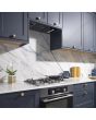 Caple BU526BK 52cm 4 Speed Black Glass Canopy Cooker Hood