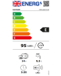 Hotpoint H3BL626BUK/M 14 Place Setting 5 Program Semi-Integrated Dishwasher