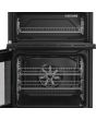 Hotpoint HDD6GDC2B1/M 60cm 4 Ring Gas Hob Double Electric Oven Dual Fuel Cooker