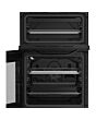 Hotpoint HDE5VDCB/M 50cm 4 Zone Ceramic Hob Double Oven Electric Cooker