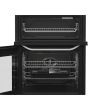 Hotpoint HTE6VDCW 60cm 4 Zone Ceramic Hob Twin Cavity Electric Cooker