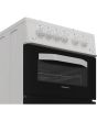 Hotpoint HTG5GWL/M 50cm 4 Burner Gas Hob Twin Cavity Gas Cooker with Glass Lid