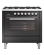 ILVE Torino 90cm 5 Burner Gas Hob Single Oven Dual Fuel Range Cooker