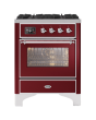 ILVE Majestic Milano 70cm 4 Burner Gas Hob Single Oven Dual Fuel Range Cooker