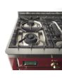 ILVE Majestic Milano 90cm 6 Burner Gas Hob Single Oven Dual Fuel Range Cooker