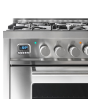 ILVE Roma 100cm 6 Zone Induction Hob Double Oven All Electric Range Cooker