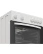Indesit I6GGMMW/UK//M 60cm 4 Burner Gas Hob Single Oven Gas Cooker