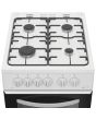Indesit ITG5GMW 50cm 4 Burner Gas Hob Twin Cavity All Gas Cooker