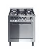 Lofra Maxima 70cm 5 Burner Gas Hob Single Oven All Gas Range Cooker