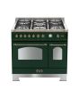 Lofra Dolcevita 90cm 5 Burner Gas Hob Double Oven Dual Fuel Range Cooker