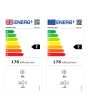 Montpellier MBUF96/GR Integrated 96L Manual Defrost Under Counter Freezer