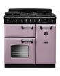 Rangemaster Classic Deluxe 90cm Gas Hob Double Oven Dual Fuel Range Cooker
