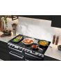 Rangemaster Edge Deluxe 100cm 5 Zone Induction Double Oven Electric Range Cooker