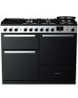 Rangemaster Edge Deluxe 110cm 7 Burner Gas Hob Double Oven Dual Fuel Range Cooker