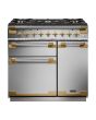 Rangemaster Elise Luxe 90cm 5 Burner Gas Hob Double Oven Dual Fuel Range Cooker