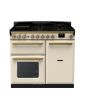 Rangemaster Estel Deluxe 100cm 5 Ring Gas Hob Double Oven Dual Fuel Range Cooker