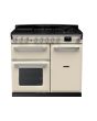 Rangemaster Estel Deluxe 100cm 5 Ring Gas Hob Double Oven Dual Fuel Range Cooker