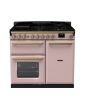 Rangemaster Estel Deluxe 100cm 5 Ring Gas Hob Double Oven Dual Fuel Range Cooker