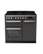 Rangemaster Estel Deluxe 100cm 5 Ring Gas Hob Double Oven Dual Fuel Range Cooker