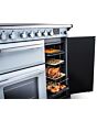 Rangemaster Estel Deluxe 100cm Induction Hob Double Oven Electric Range Cooker