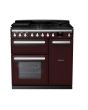 Rangemaster Estel Deluxe 90cm 5 Ring Gas Hob Double Oven Dual Fuel Range Cooker