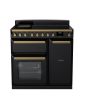 Rangemaster Estel Deluxe 90cm 5 Zone Induction Double Oven Electric Range Cooker