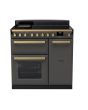 Rangemaster Estel Deluxe 90cm 5 Zone Induction Double Oven Electric Range Cooker