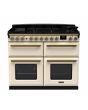 Rangemaster Estel Deluxe 110cm 7 Ring Gas Hob Triple Oven Dual Fuel Range Cooker