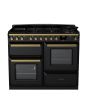 Rangemaster Estel Deluxe 110cm 7 Ring Gas Hob Double Oven Dual Fuel Range Cooker