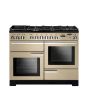 Rangemaster Professional Deluxe 110cm 7 Burner Hob 2 Oven Dual Fuel Range Cooker