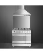 Smeg Concert 90cm 5 Burner Gas Hob Double Oven Dual Fuel Range Cooker