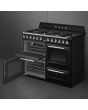 Smeg Victoria 110cm 7 Burner Gas Hob Double Oven & Grill Dual Fuel Range Cooker