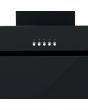 Statesman ACH60BL 60cm 3 Speed Angled Black Glass Cooker Hood