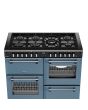 Stoves Richmond Deluxe 110cm 7 Burner Gas Hob Quad Oven Dual Fuel Range Cooker