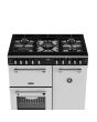 Stoves Richmond Deluxe 90cm 5 Burner Gas Hob Triple Oven Dual Fuel Range Cooker