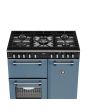 Stoves Richmond Deluxe 90cm 5 Burner Gas Hob Triple Oven Dual Fuel Range Cooker