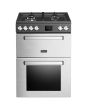 Tesla 60cm 4 Burner Gas Hob Double Electric Oven Dual Fuel Mini Range Cooker