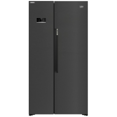 Beko ASL1442VPZ/M 91cm 2 Door NeoFrost HarvestFresh American Fridge Freezer