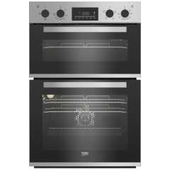 Beko BBXDF22300S/M Built-In SimplySteam Eye-Level Electric Double Oven