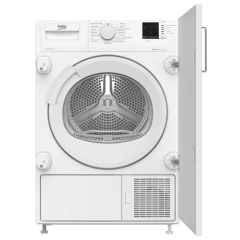 Beko DTIKP71131W/M 7kg Sensor Dry Integrated Heat Pump Tumble Dryer
