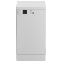 Beko DVS04X20W/M 10 Place Setting 4 Program Slimline Dishwasher