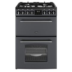 Belling Farmhouse 60cm 4 Burner Gas Hob Double Oven Dual Fuel Mini Range Cooker
