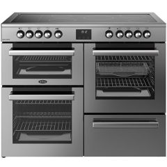 Belling Cookcentre 110cm 5 Zone Ceramic Hob Double Oven Electric Range Cooker