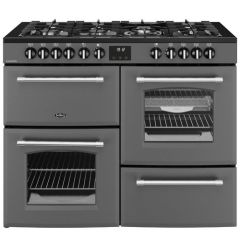 Belling Farmhouse 110cm 7 Burner Gas Hob Double Oven Dual Fuel Range Cooker