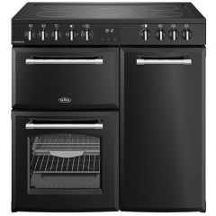 Belling Farmhouse 90cm 5 Zone Ceramic Hob Double Oven Electric Range Cooker