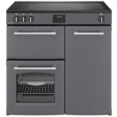 Belling Farmhouse 90cm 5 Zone Induction Hob Double Oven Electric Range Cooker