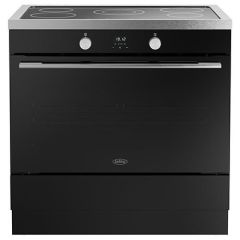 Belling Vision 90cm 5 Zone Induction Hob Single Oven Electric Range Cooker