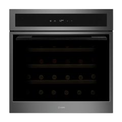 Caple WC6100GM Built In 77L Black Glass Wine Cooler